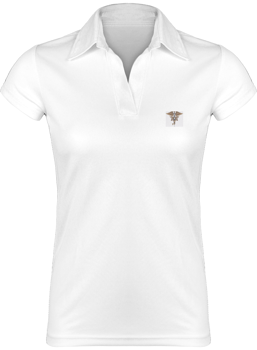 Polo #HealerNurseMachine Femme