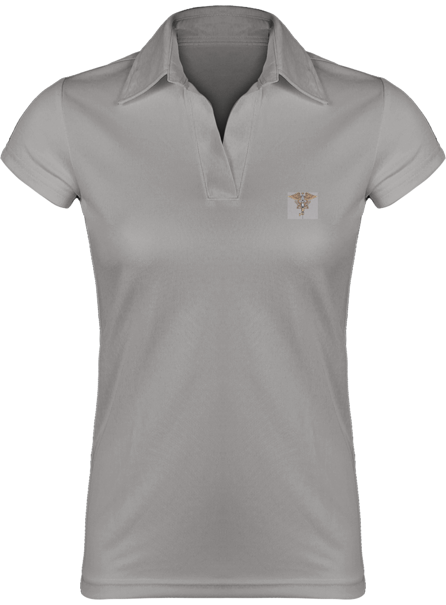 Polo #HealerNurseMachine Femme