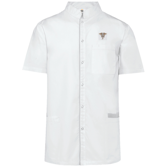 Blouse polycoton avec boutons-pression #NurseMachine homme