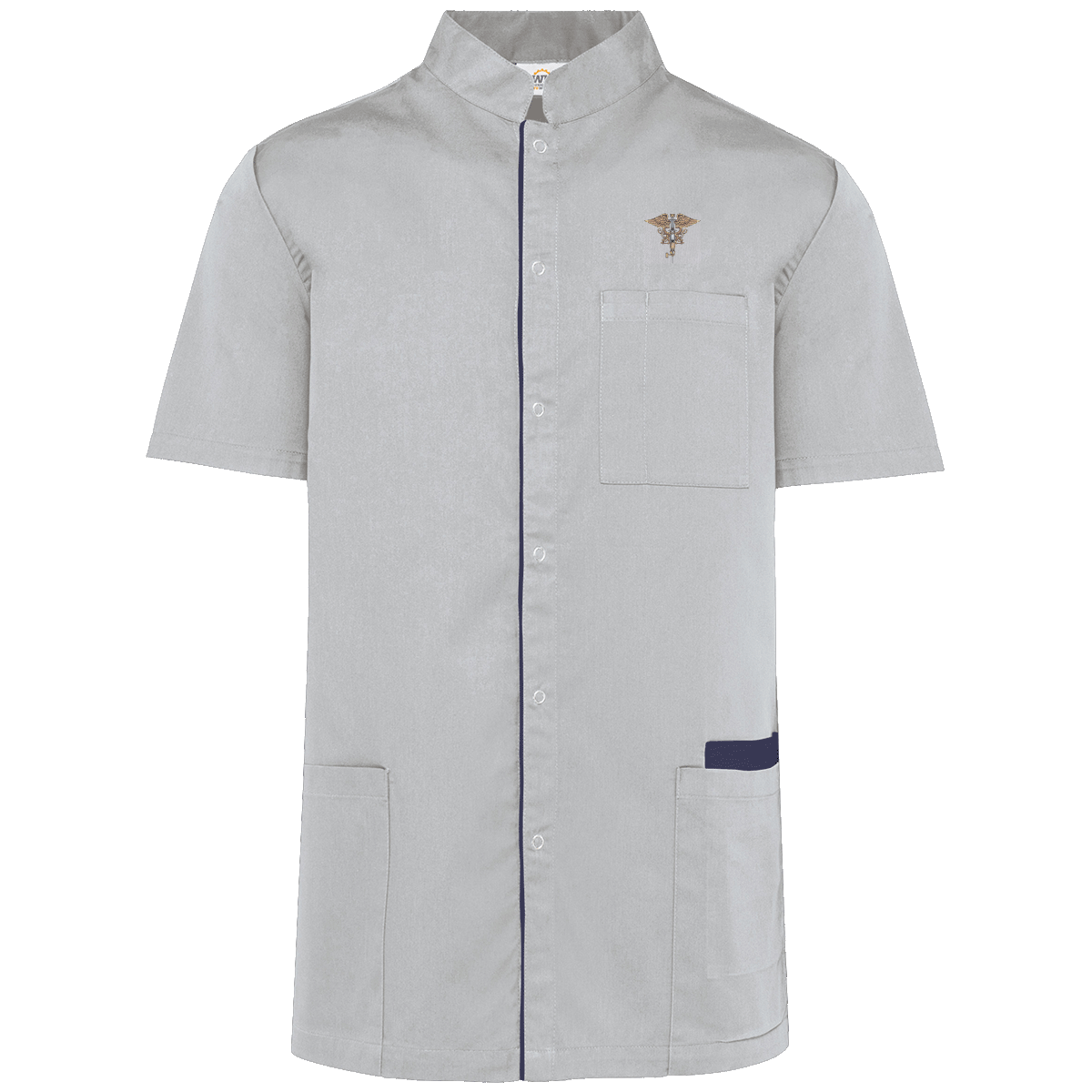 Blouse polycoton avec boutons-pression #NurseMachine homme
