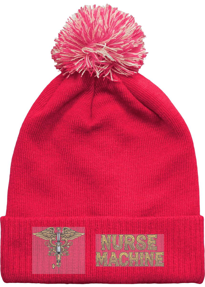 Bonnet à Pompon #NurseMachine