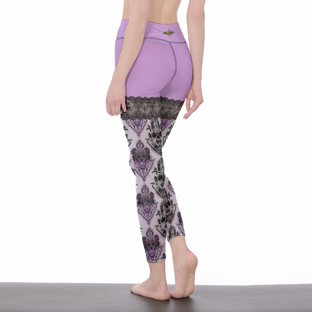 Legging Taille Haute #VioletFishnetMachine