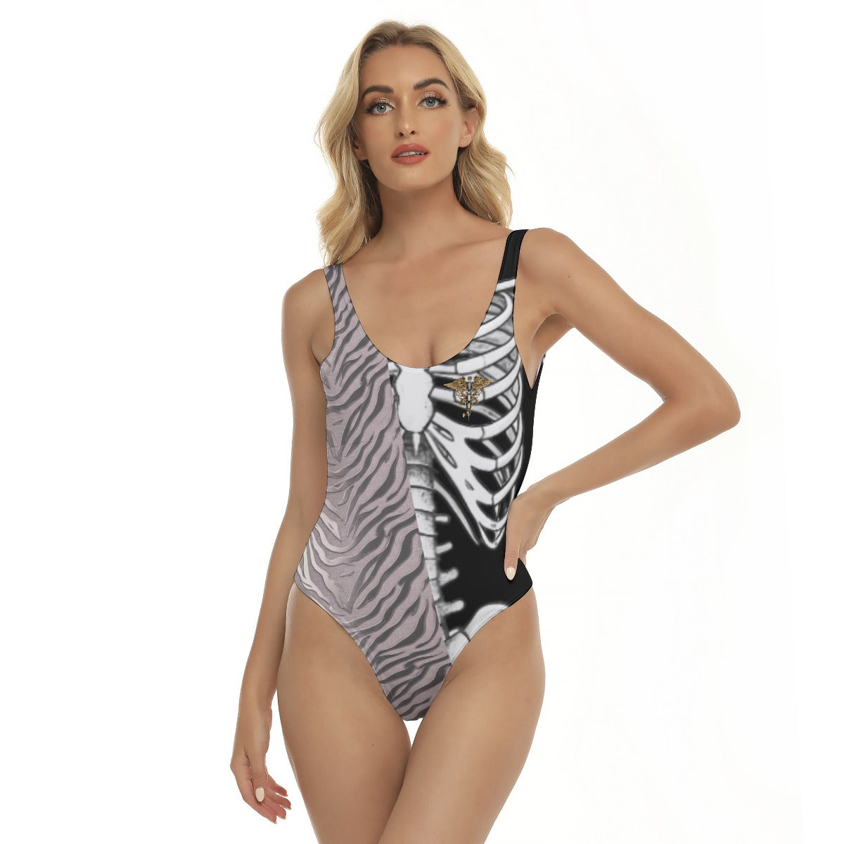 Maillot une Pièce #TigerBonesMachine