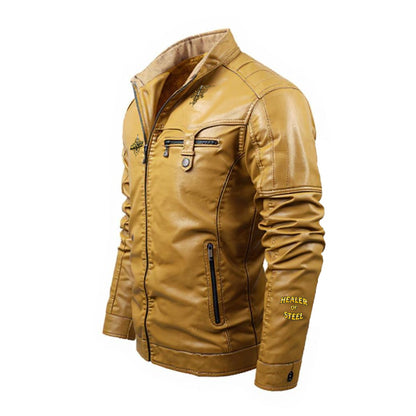 Veste en Simili cuir #SkeletonMachine